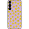 Purple Happy Face Pattern Galaxy S25 Skin